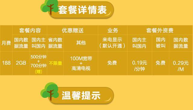 移动宽带最新套餐解析,热门选择一览