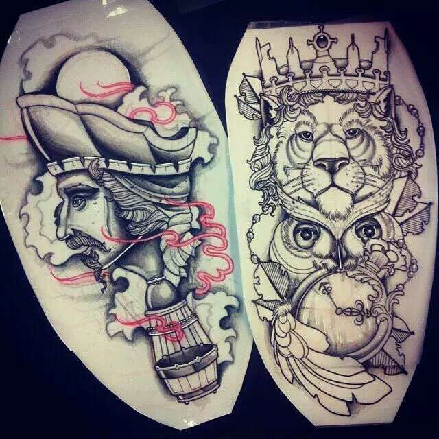 最新花臂手稿，纹入友情的日常趣事