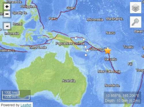 最新太平洋地震资讯,影响与观点分析